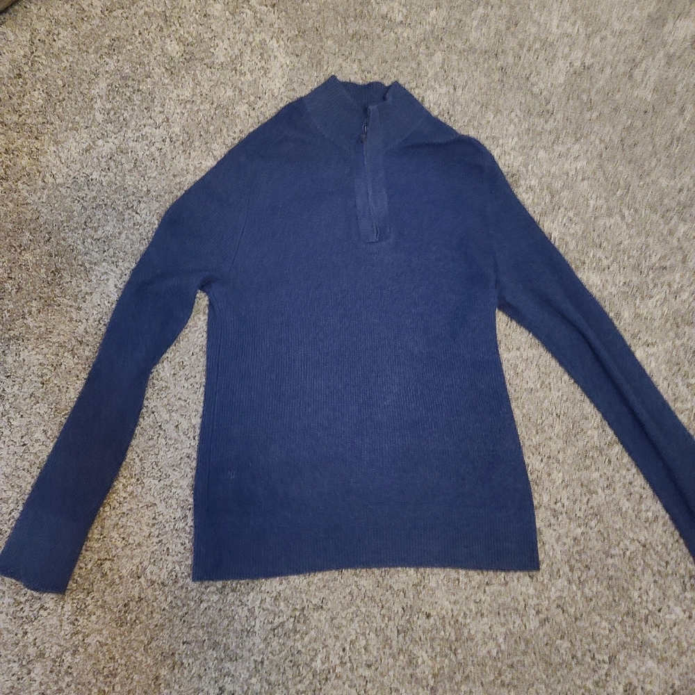 Men's Blue Quarter Zip